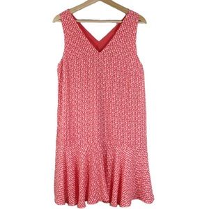 Banana Republic Orange Print Sleeveless Dress